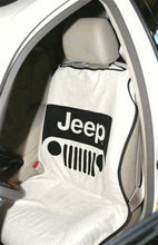 Load image into Gallery viewer, Seat Armour Seat Armour, IBS-JEEP-SEAT-TOWEL - Jeep Seat Towel with Jeep Grille Logo Design