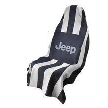 Load image into Gallery viewer, Seat Armour Towel Striped Jeep Seat Towel 2 Go- SA-TOWEL2GO -Seat Armour