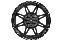 Load image into Gallery viewer, Rough Country 94 Series Wheel | One-Piece | Matte Black | 20x10 | 5x5.0/5x4.5 | -18mm