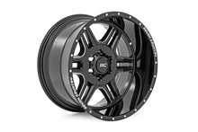 Load image into Gallery viewer, Rough Country 92 Series Wheel | Machined One-Piece | Gloss Black | 20x12 | 6x5.5 | -44mm