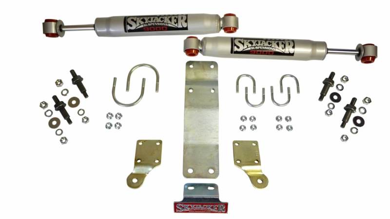 Skyjacker Steering Dampers Skyjacker 2007-2017 Jeep Wrangler (JK/JKU) (Use w/ JK717TR) Dual Steering Damper Kit w/ 9000 Series