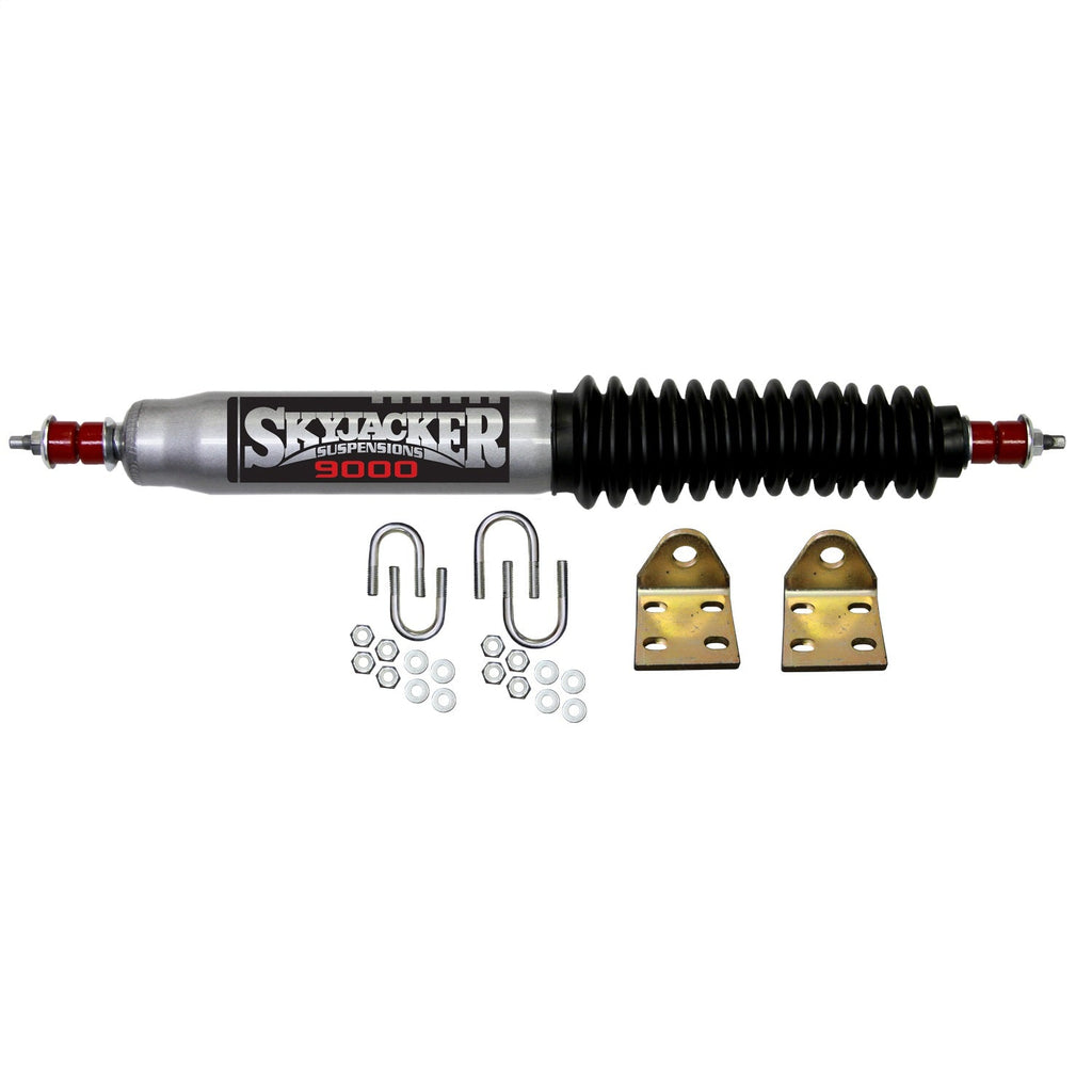 Skyjacker Steering Damper Kit SNGL STAB KT; SILVER W/BK BO - Skyjacker - 9119