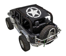 Load image into Gallery viewer, SPIDERWEBSHADE Product Black JK-2D Oscar Mike Distressed