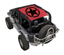 Load image into Gallery viewer, SPIDERWEBSHADE Product Red JK-2D Oscar Mike Distressed