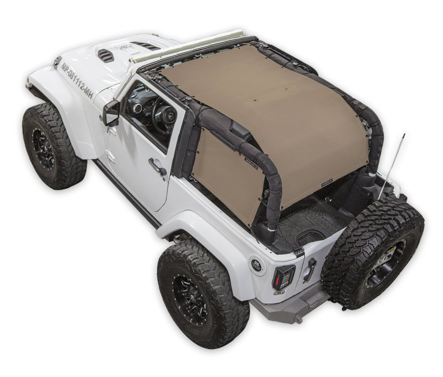 SPIDERWEBSHADE Product Tan JK-2D ShadeCage