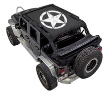 Load image into Gallery viewer, SPIDERWEBSHADE Product Black JK-4D Oscar Mike Distressed