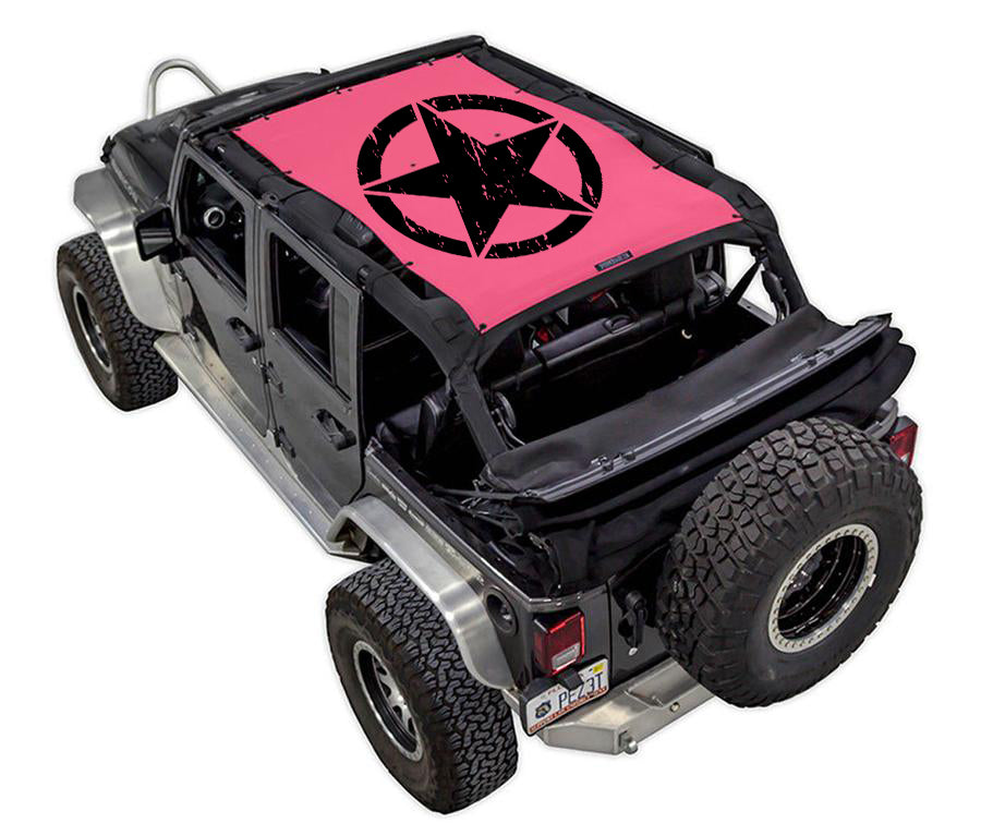 SPIDERWEBSHADE Product Pink JK-4D Oscar Mike Distressed