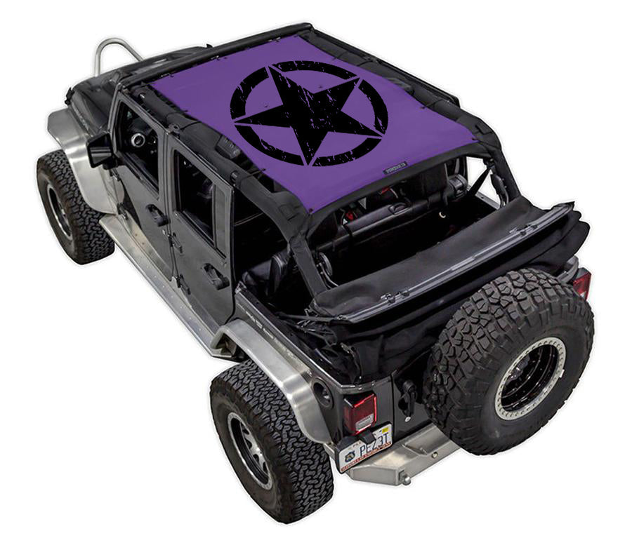 SPIDERWEBSHADE Product Purple JK-4D Oscar Mike Distressed