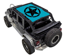 Load image into Gallery viewer, SPIDERWEBSHADE Product Teal JK-4D Oscar Mike Distressed