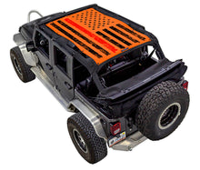 Load image into Gallery viewer, SPIDERWEBSHADE Product Orange JK-4D Tactical Flag Distressed Thin Red Line