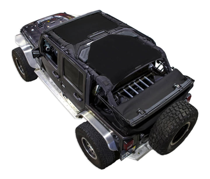 SPIDERWEBSHADE Product Black JK4D 2 Piece Front & Rear