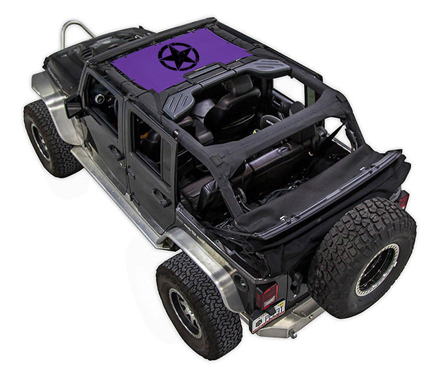 SPIDERWEBSHADE Product Purple JKini-4D Oscar Mike Distressed