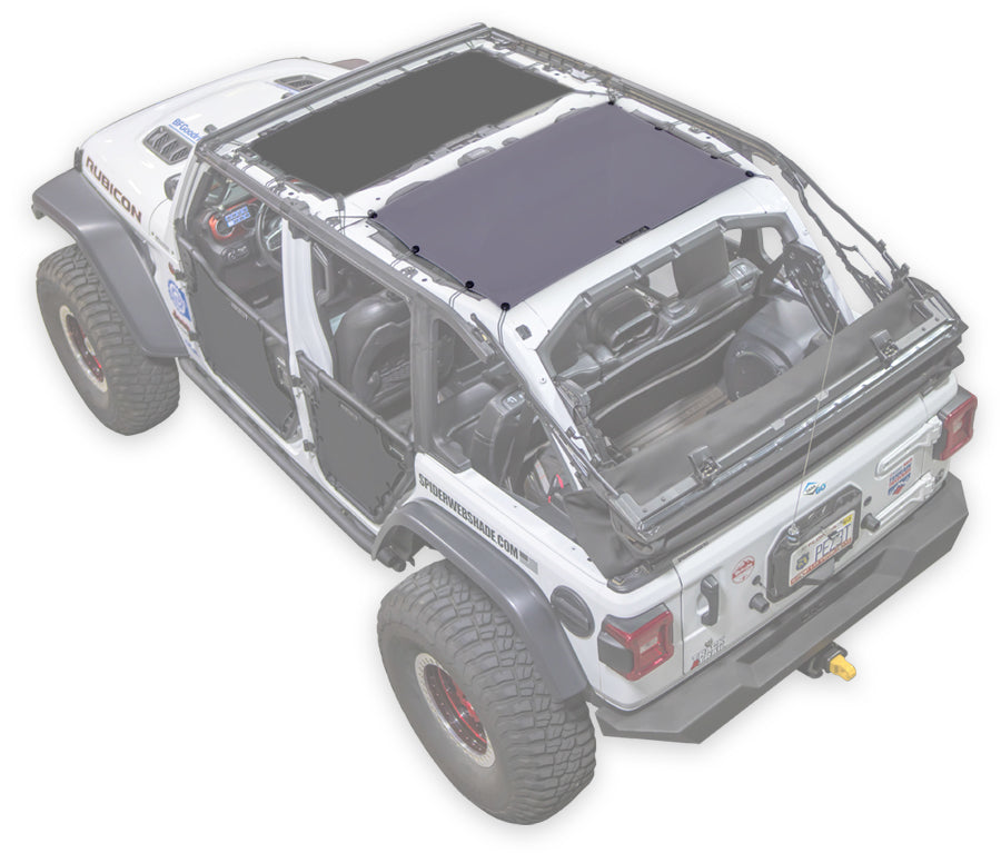 SPIDERWEBSHADE Product Grey JL-4D Rear