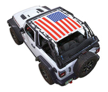 Load image into Gallery viewer, SPIDERWEBSHADE Product JL2D Solid Red, White, and Blue Flag