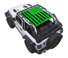 Load image into Gallery viewer, SPIDERWEBSHADE Product Green JL2D Tactical Flag Distressed