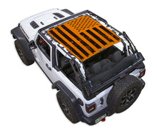 Load image into Gallery viewer, SPIDERWEBSHADE Product Orange JL2D Tactical Flag Distressed