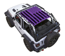 Load image into Gallery viewer, SPIDERWEBSHADE Product Purple JL2D Tactical Flag Distressed