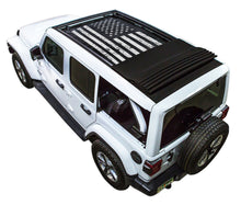 Load image into Gallery viewer, SPIDERWEBSHADE Product Black JL4D Power Top Tactical Flag Distressed