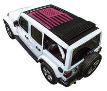 Load image into Gallery viewer, SPIDERWEBSHADE Product Pink JL4D Power Top Tactical Flag Distressed