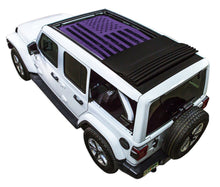 Load image into Gallery viewer, SPIDERWEBSHADE Product Purple JL4D Power Top Tactical Flag Distressed
