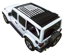 Load image into Gallery viewer, SPIDERWEBSHADE Product White JL4D Power Top Tactical Flag Distressed