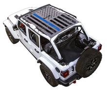 Load image into Gallery viewer, SPIDERWEBSHADE Product Grey JL4D Tactical Flag Distressed Thin Blue Line