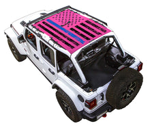 Load image into Gallery viewer, SPIDERWEBSHADE Product Pink JL4D Tactical Flag Distressed Thin Blue Line