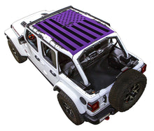 Load image into Gallery viewer, SPIDERWEBSHADE Product Purple JL4D Tactical Flag Solid