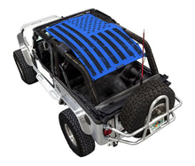 Load image into Gallery viewer, SPIDERWEBSHADE Product Blue LJ Tactical Flag Distressed
