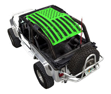 Load image into Gallery viewer, SPIDERWEBSHADE Product Green LJ Tactical Flag Distressed