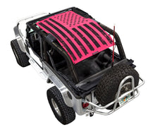 Load image into Gallery viewer, SPIDERWEBSHADE Product Pink LJ Tactical Flag Distressed