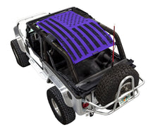 Load image into Gallery viewer, SPIDERWEBSHADE Product Purple LJ Tactical Flag Distressed