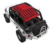 Load image into Gallery viewer, SPIDERWEBSHADE Product Red LJ Tactical Flag Distressed
