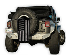 Load image into Gallery viewer, SPIDERWEBSHADE Product Black Tactical Flag Distressed TrailSac