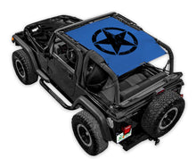 Load image into Gallery viewer, SPIDERWEBSHADE Product Blue TJ Oscar Mike Distressed