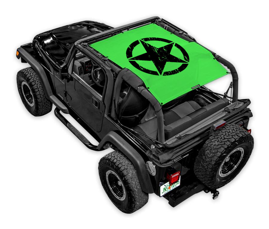SPIDERWEBSHADE Product Green TJ Oscar Mike Distressed