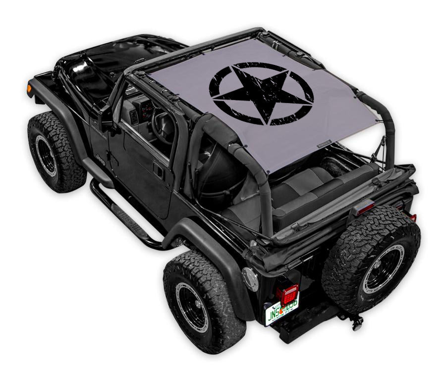 SPIDERWEBSHADE Product Grey TJ Oscar Mike Distressed