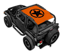 Load image into Gallery viewer, SPIDERWEBSHADE Product Orange TJ Oscar Mike Distressed