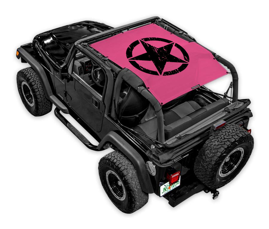 SPIDERWEBSHADE Product Pink TJ Oscar Mike Distressed