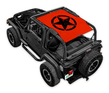 Load image into Gallery viewer, SPIDERWEBSHADE Product Red TJ Oscar Mike Distressed