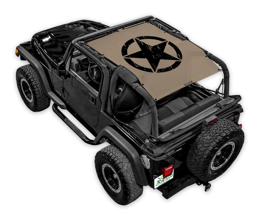 SPIDERWEBSHADE Product Tan TJ Oscar Mike Distressed