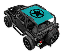 Load image into Gallery viewer, SPIDERWEBSHADE Product Teal TJ Oscar Mike Distressed