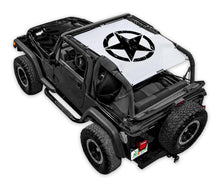 Load image into Gallery viewer, SPIDERWEBSHADE Product White TJ Oscar Mike Distressed