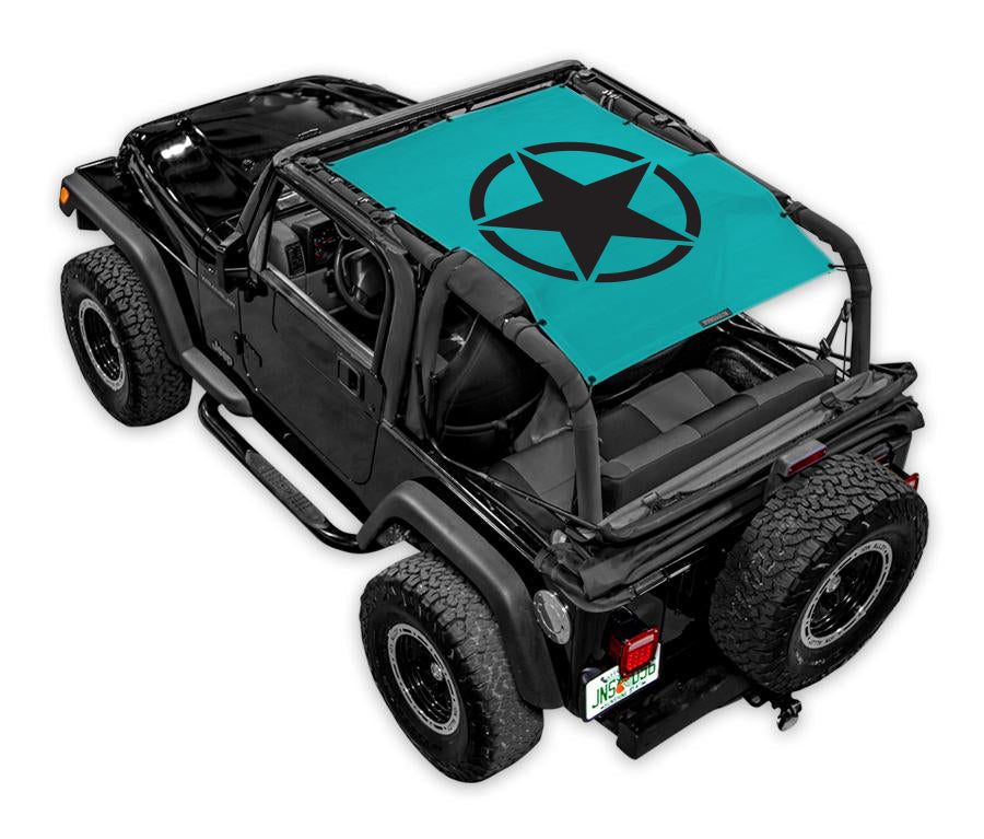 SPIDERWEBSHADE Product Teal TJ Oscar Mike Solid