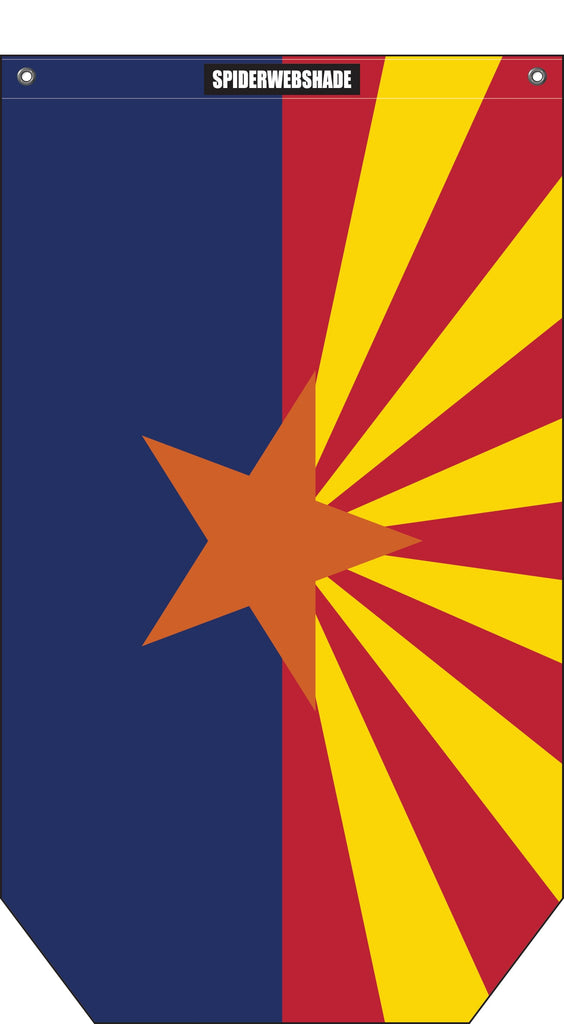 SPIDERWEBSHADE Arizona TRAILSAC PRINTED STATE FLAGS