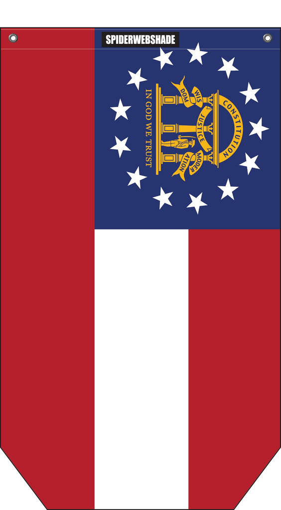 SPIDERWEBSHADE Georgia TRAILSAC PRINTED STATE FLAGS