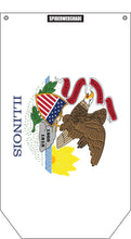 Load image into Gallery viewer, SPIDERWEBSHADE Illinois TRAILSAC PRINTED STATE FLAGS