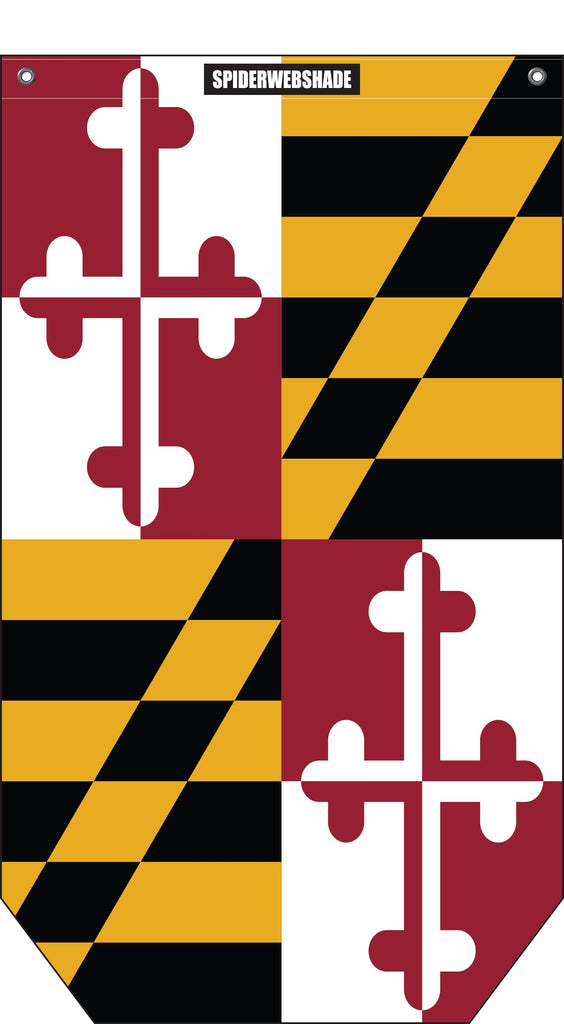 SPIDERWEBSHADE Maryland TRAILSAC PRINTED STATE FLAGS