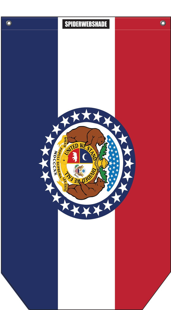 SPIDERWEBSHADE Missouri TRAILSAC PRINTED STATE FLAGS