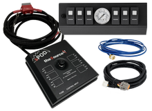 Load image into Gallery viewer, sPOD Electrical Switch Panel SourceLT w/ Air Gauge and Amber LED Switch Panel for JK 2007-2008 - sPOD - SLA0708JKA